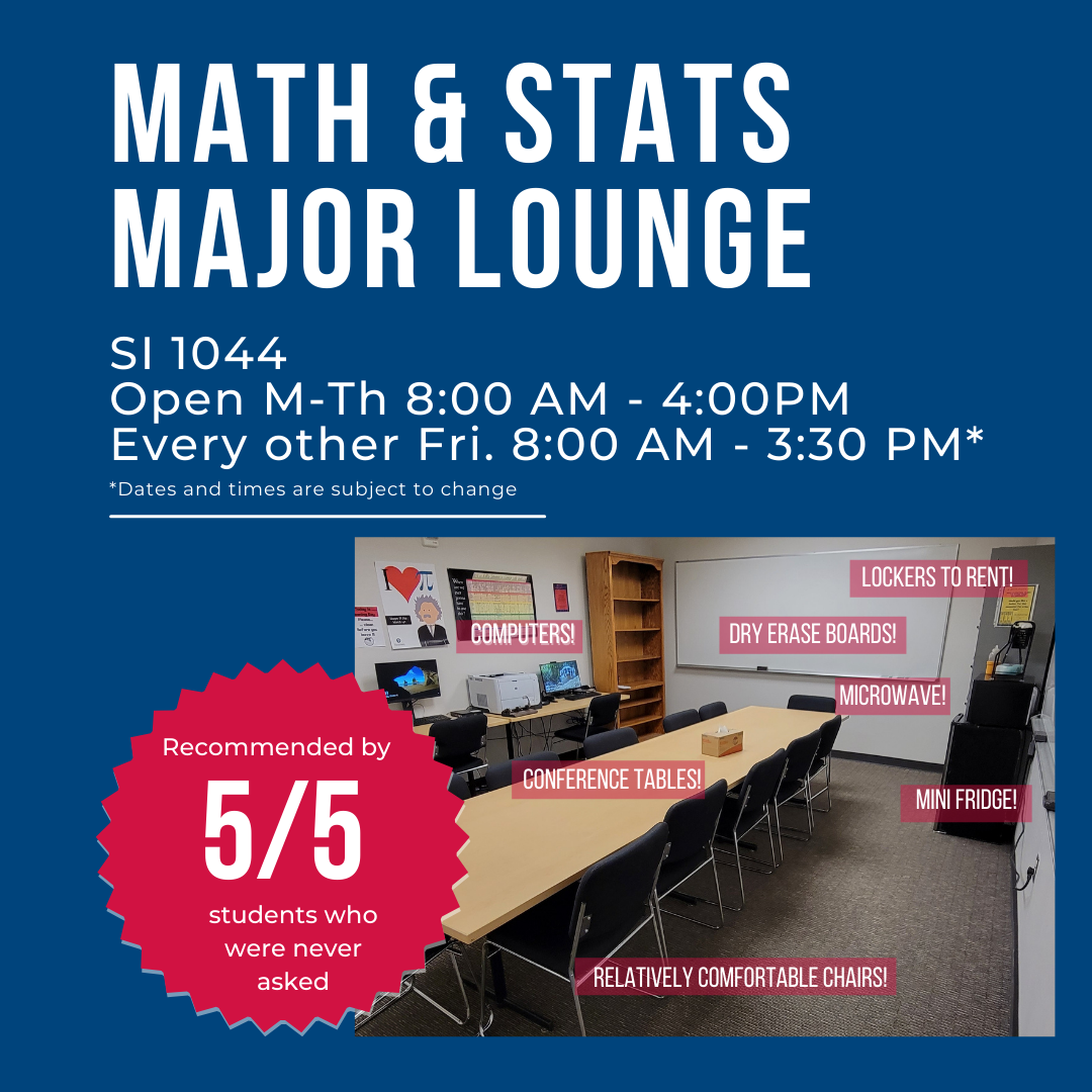 Math and Stats Major Lounge SI 1044