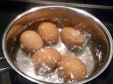 image of boiling eggs