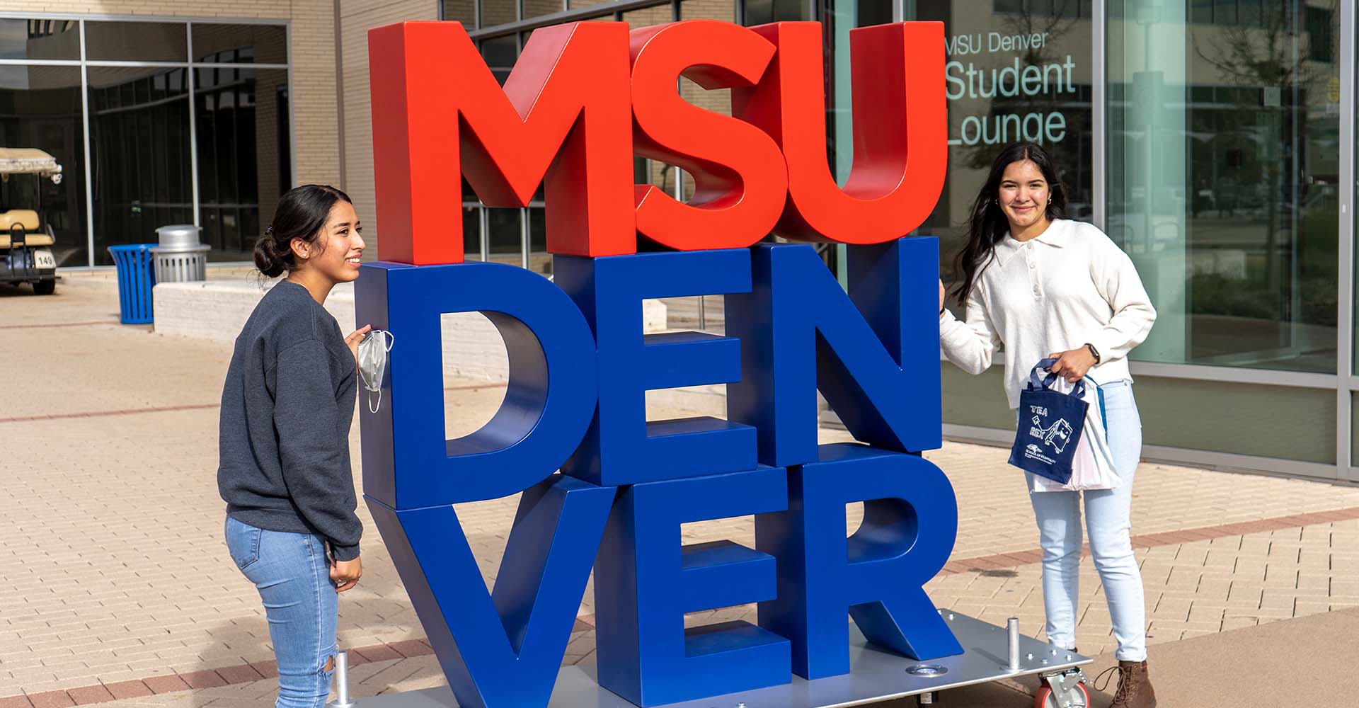 Prospective students at MSU Denver's Open House event.