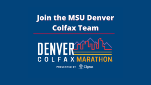 Denver Colfax Marathon logo. 
