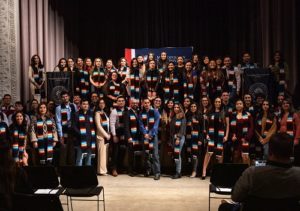 Group photo of Latinx graduates.