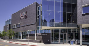 The exterior of MSU Denver's Hospitality Learning Center.