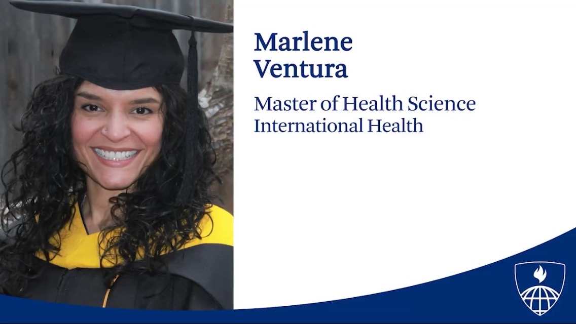 Professional headshot of Marlene Ventura, Master of Health Science International Health