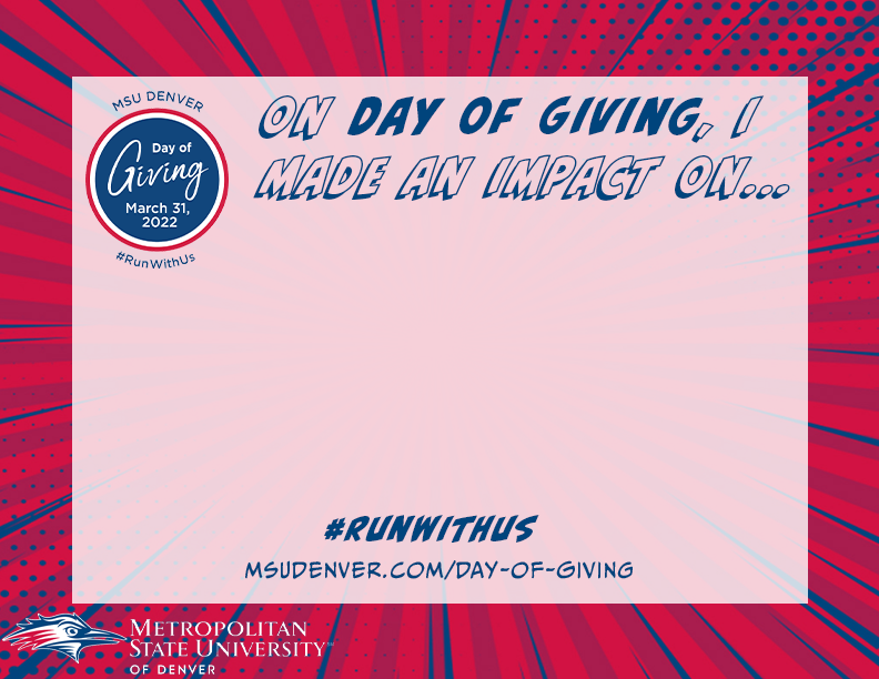 I made an impact on... graphic for 2022 Day of Giving