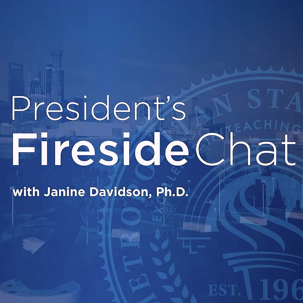 Presidents Fireside Chat logo