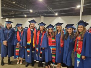 SLHS graduates gathered for group photo at Commencement.