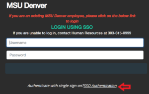 Screen shot of Azure sign on interface.