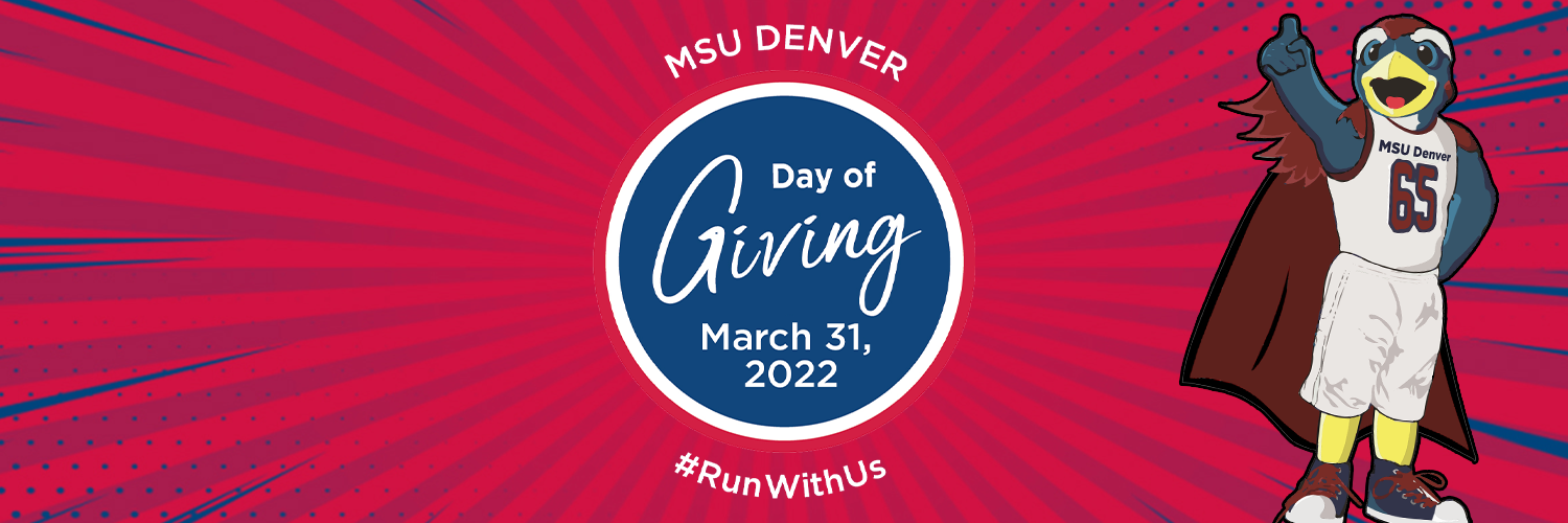 msu denver day of giving 2022 twitter cover image
