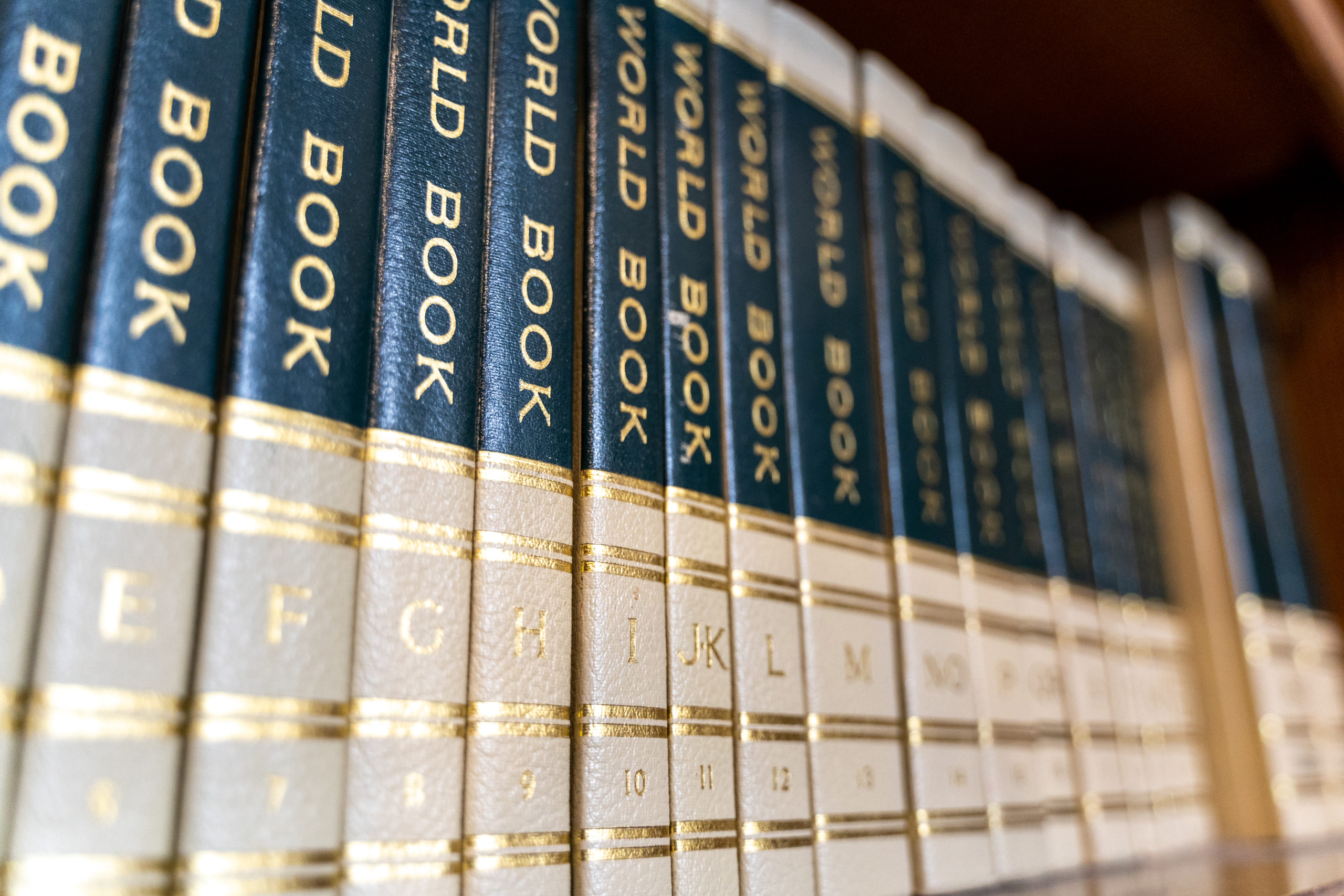 books on a bookshelf