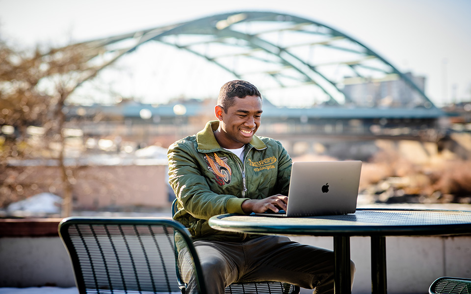 MSU Denver Online Student at Confluence Park