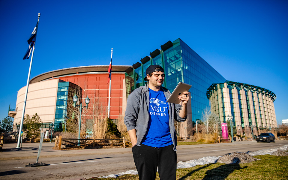 Online Learning Student at Pepsi Center