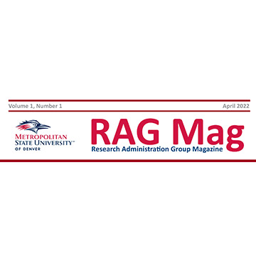 RAG Mag Volume 1 Issue 1 Masthead v3
