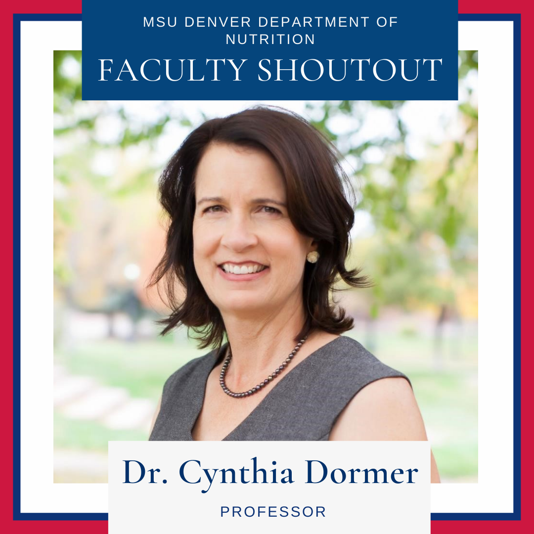 Faculty shoutout social media post