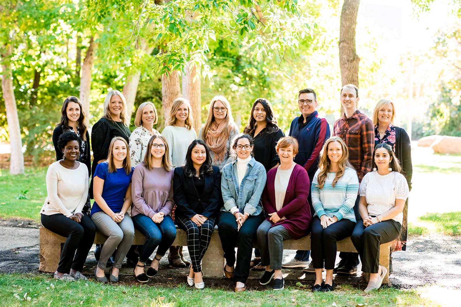 Photo of MSU Denver Department of Nutrition Faculty and Staff outside West Classroom on MSU Denver's campus!