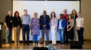 Faculty Career Catalyst award winners posing with MSU Denver leaders.