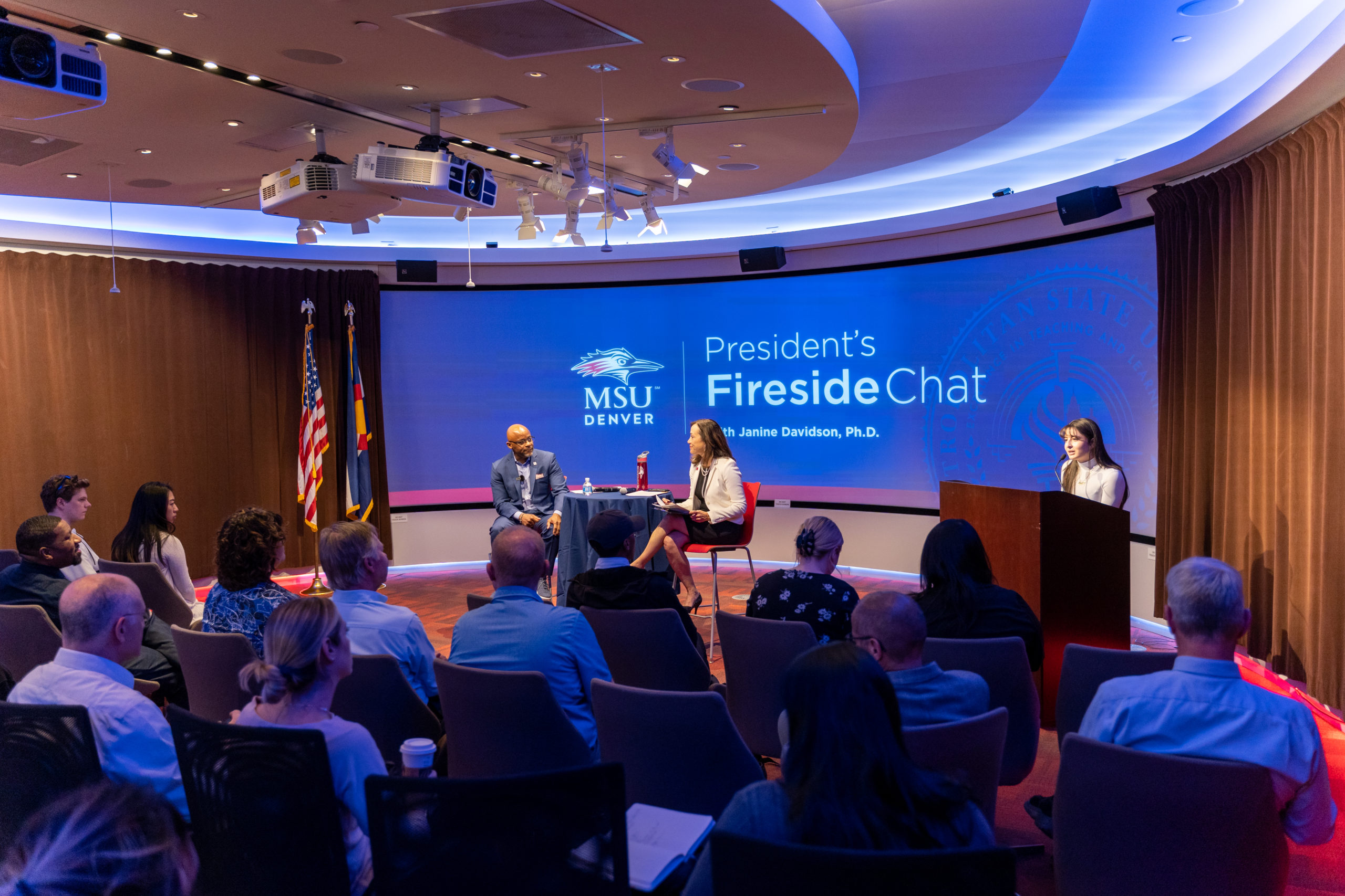 President’s Fireside Chat with Mayor Hancock, opening