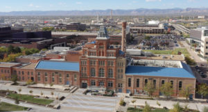 Auraria Campus fall aerials.