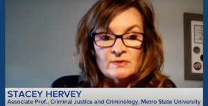 Stacey Hervey, MSSc appearing on 9News.