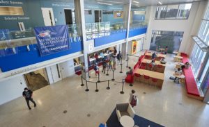 Financial Aid counter in JSSB from above.