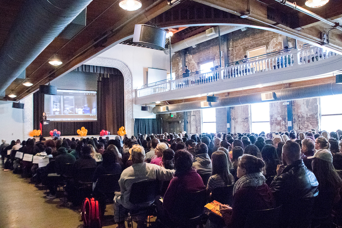 Anthony Ray Hinton Speaking at MSU Denver in Tivoli Turnhalle