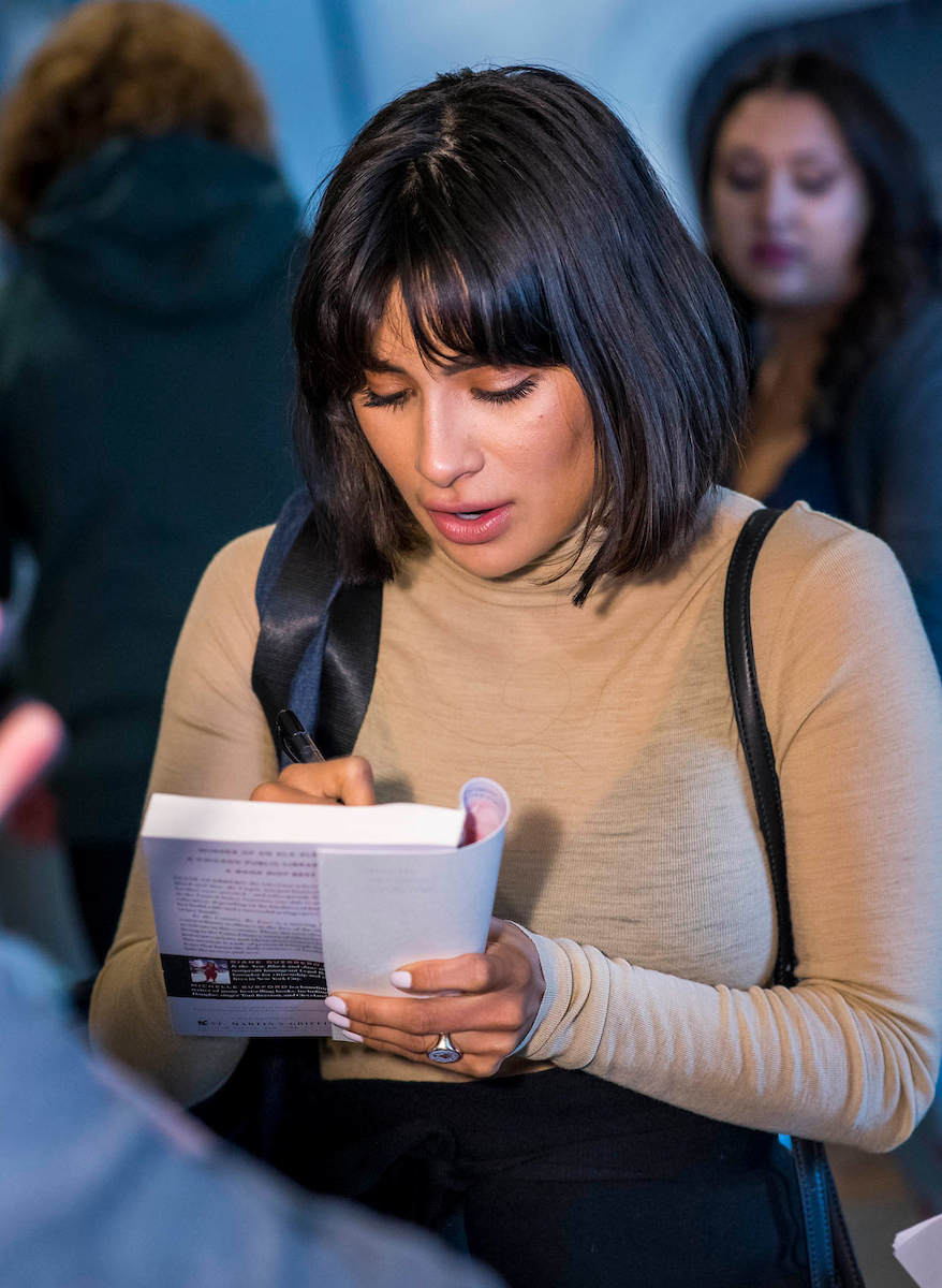 Diane Guerrero Signing her book 
