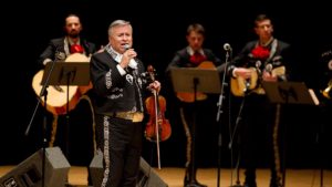 Lorenzo Trujillo leads the MSU Denver mariachi ensemble