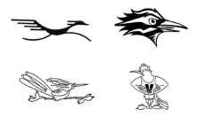 The evolution of rowdy the mascot.