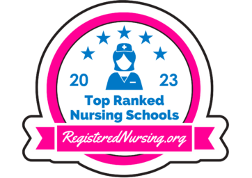 RegisteredNursing.org nomination for top ranked nursing schools in 2023