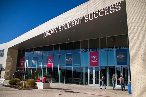Jordan Student Success Building exterior.