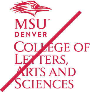 MSU Denver CLAS Logo DO NOT red