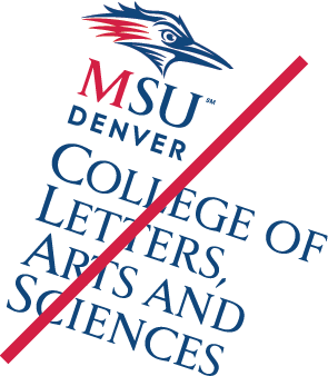 MSU Denver CLAS Logo DO NOT rotate