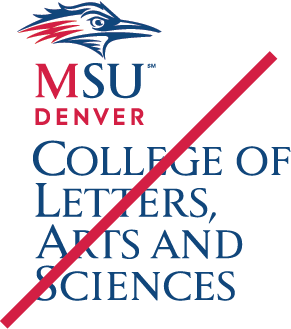 MSU Denver CLAS Logo DO NOT change colors