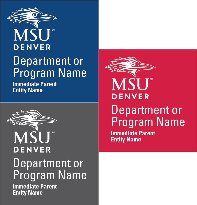 Department/Program Logos MSU Denver