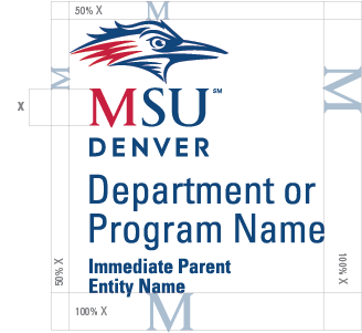 Department/Program Logo Clear Zone Vertical
