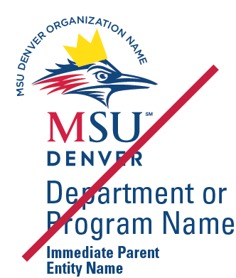 Department/Program Logo Vertical Additions - Not Allowed