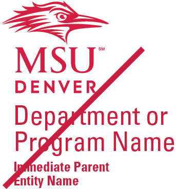 Department/Program Logo Vertical Do Not Use - Red