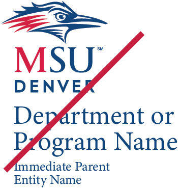 Department/Program Logo Vertical Do not change typeset