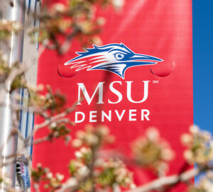 MSU Denver red banner