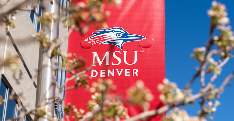 MSU Denver red banner