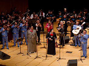Mariachi Performers on stage in King Center Concert Hall
