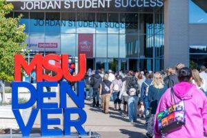 MSU Denver Open house attendees