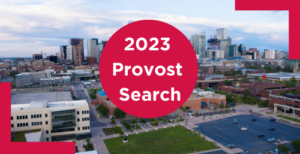 2023 Provost Search graphic