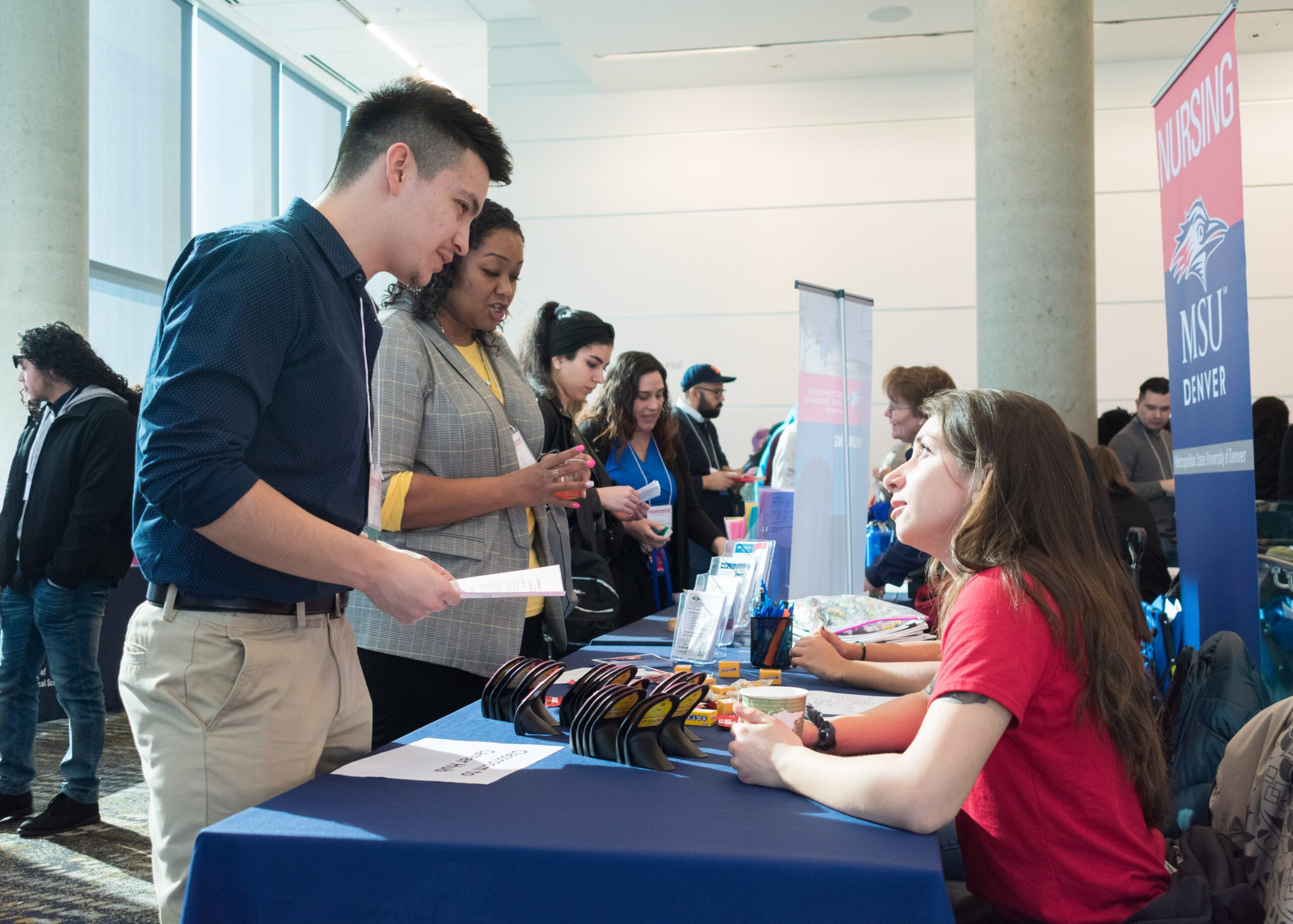 Health Careers Panel and networking in SpringHill Suites on Feb. 21, 2020.