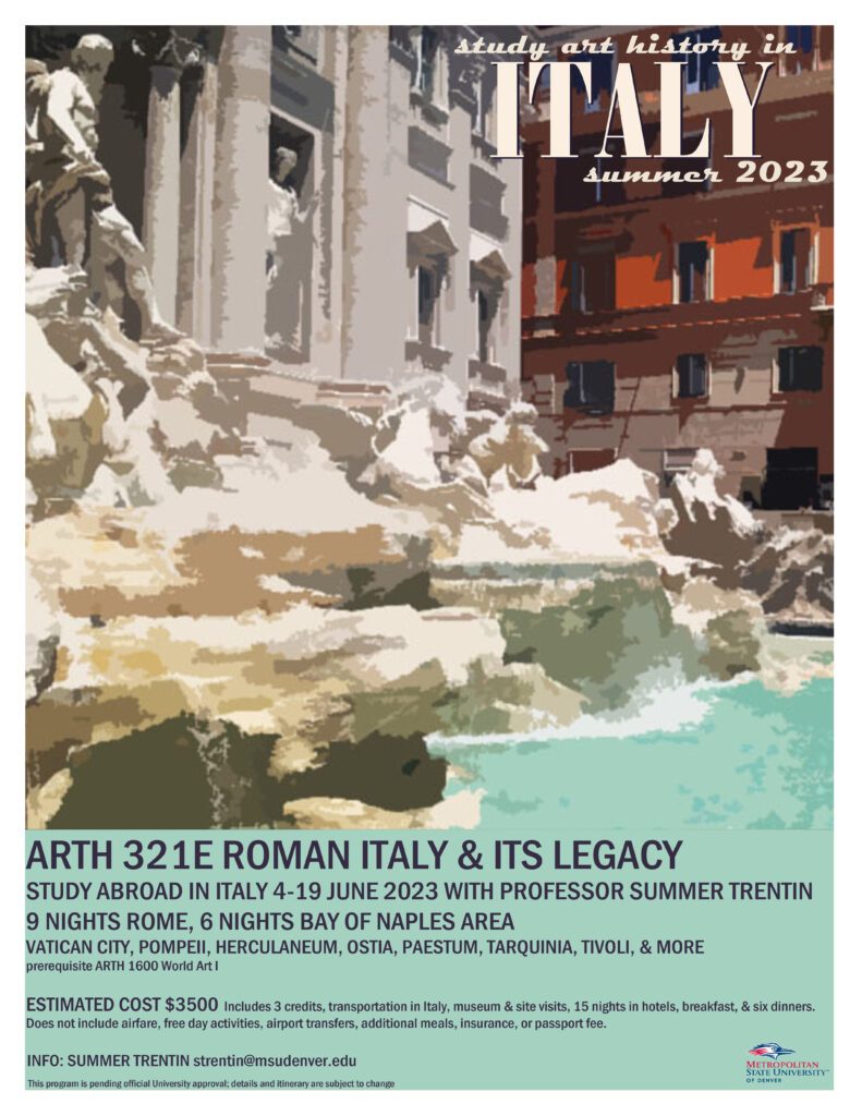 Study Abroad in Italy 4-19 June Summer 2023