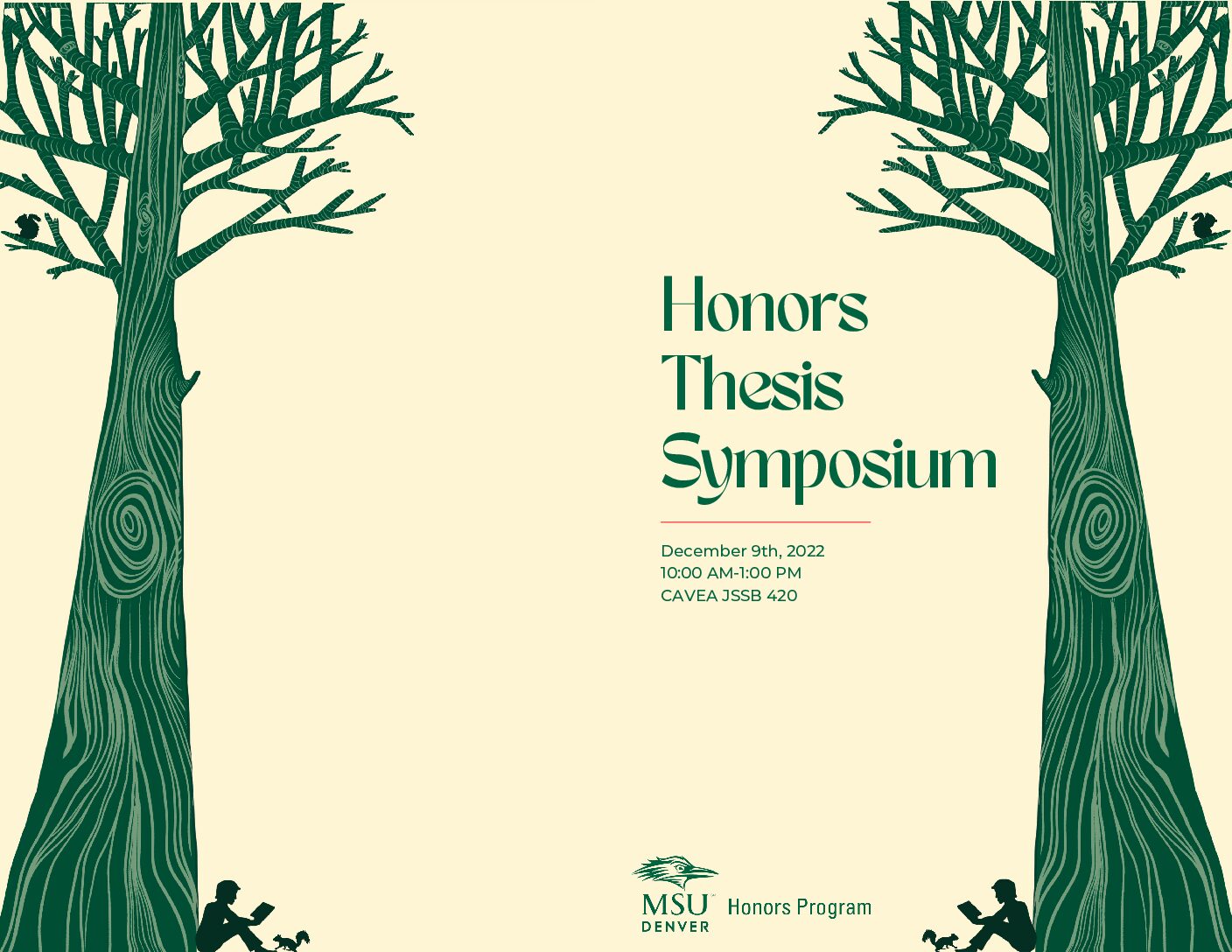 NEW Honors Thesis Symposium Program