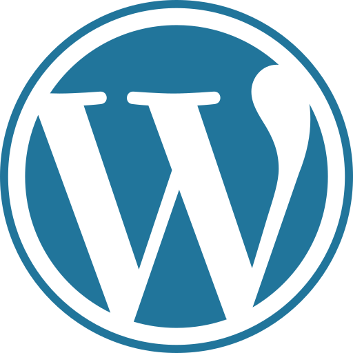 WordPress web content management system logo