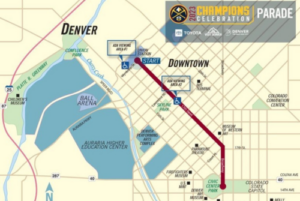 Denver parade route