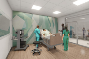 Rendering of the simulation lab