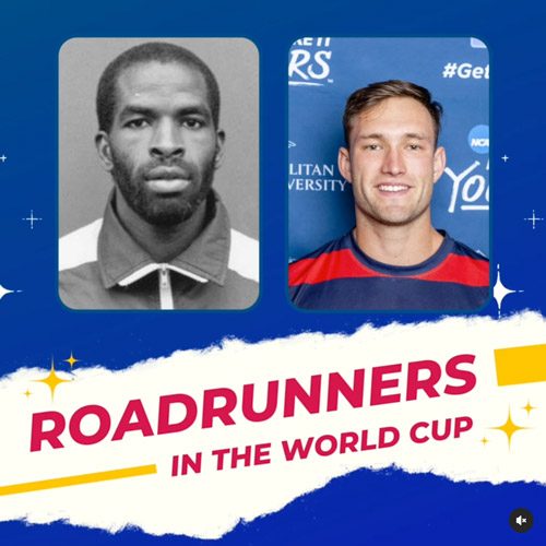 Instagram graphic of two former Roadrunners Lorne Donaldson and Todd Gibbs who are involved in the 2023 FIFA Women's World Cup