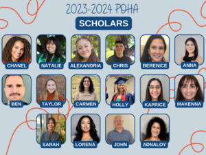 A photo of the 2023-2024 POHA scholars.
